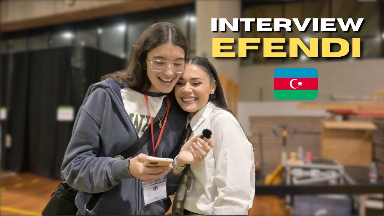 🇦🇿Efendi (Azerbaijan Eurovision 2021) | Interview @ Eurofesta 2025