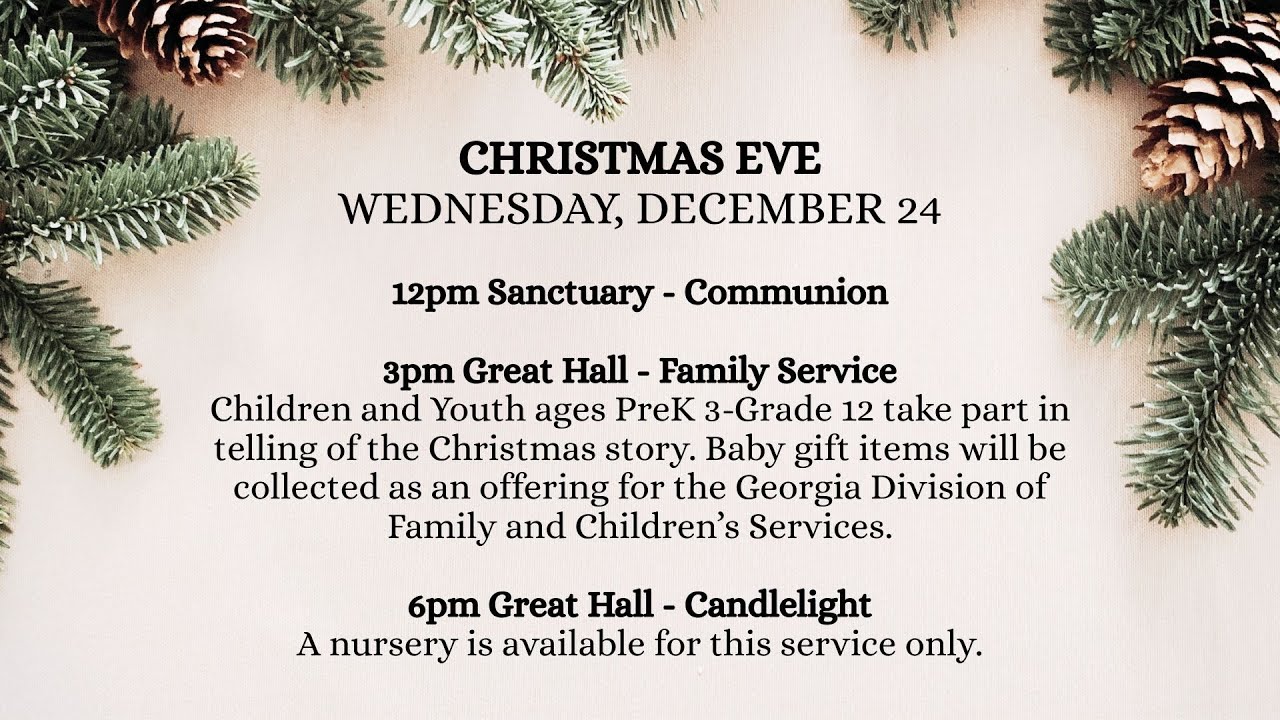 FPC Marietta: Christmas Eve (6:00pm)
