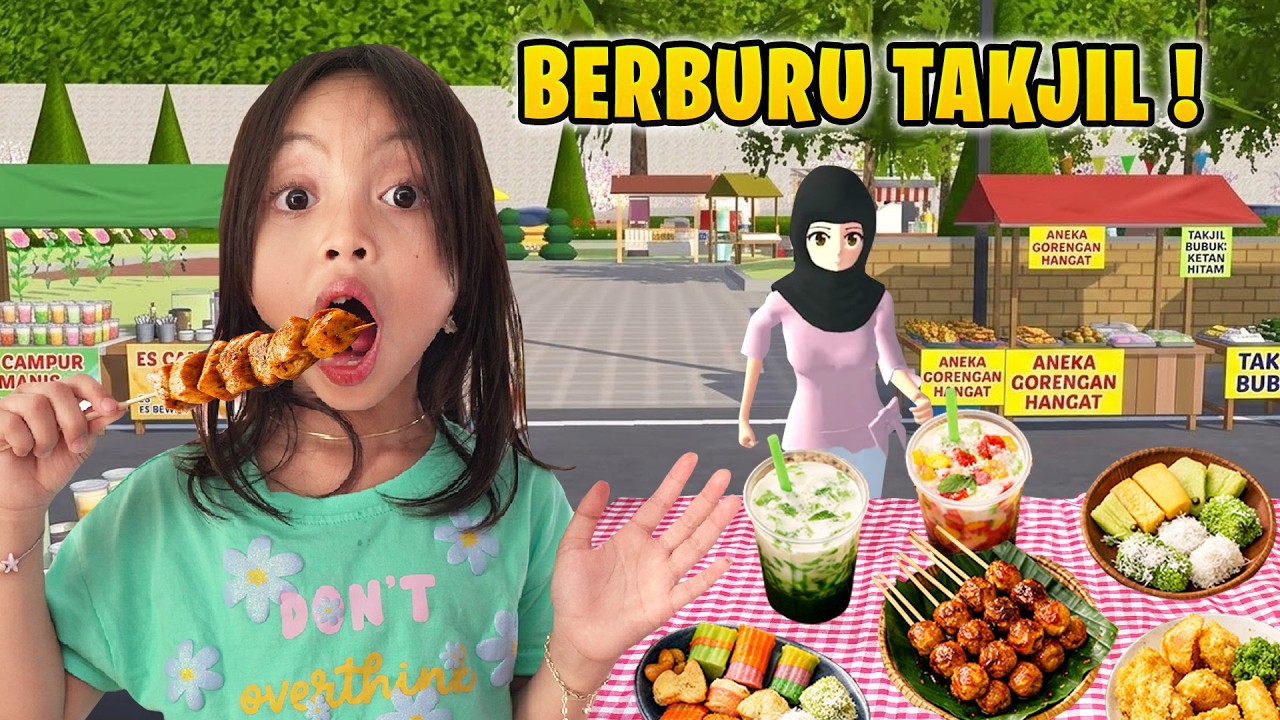 MIO AIDA DAN LEIKA BORONG SEMUA TAKJIL DI SAKURA SCHOOL SIMULATOR [ KOMPILASI ROBLOX ]