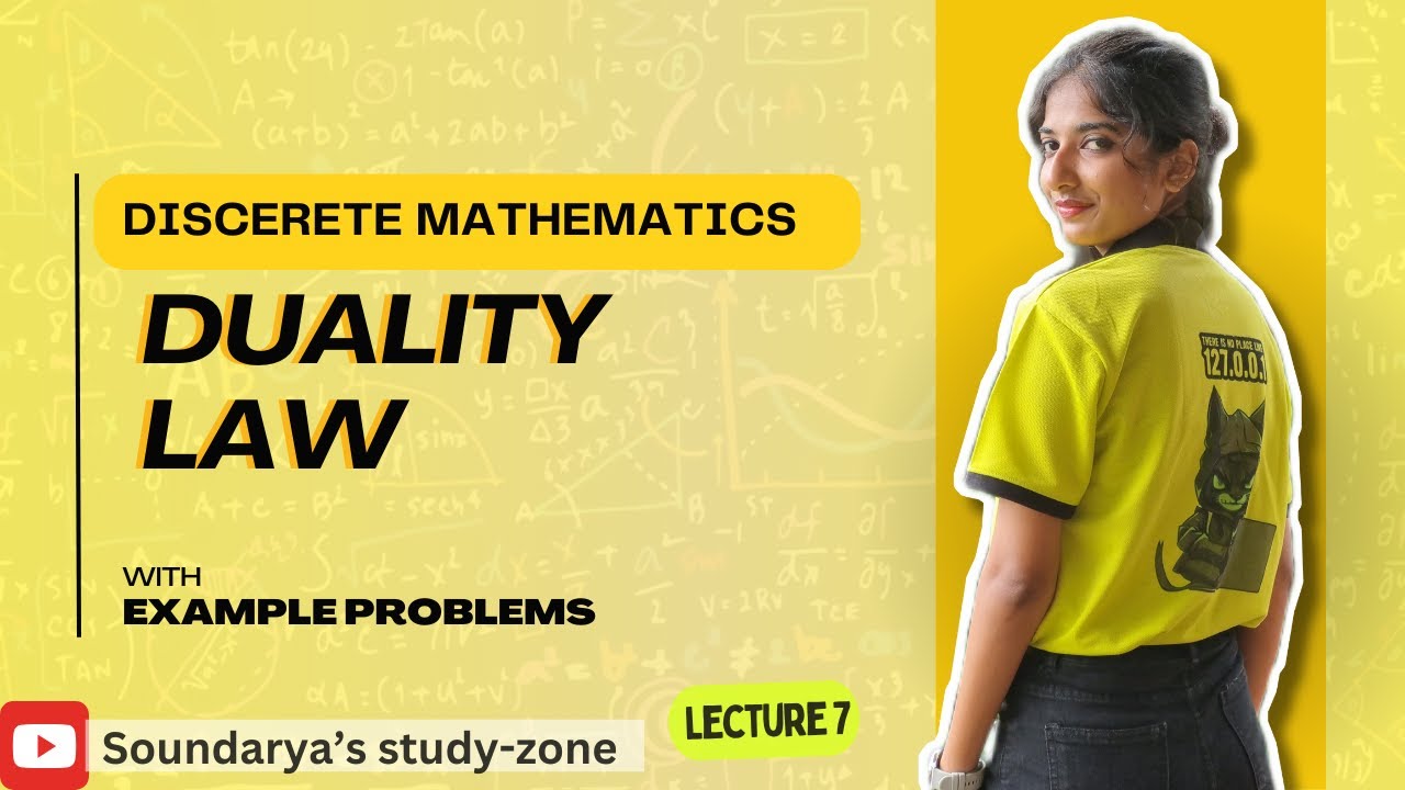 📚 Duality Law | Discrete Mathematics | Boolean Expressions | Lecture-7 🔢✨