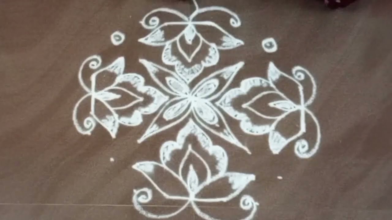 9×5×5 🌺easy simple Kolam தை செவ்வாய்க்கிழமை கோலம் 🌺🌺🌺