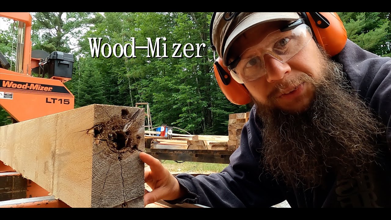 Bandsaw Milling Tips Large Cedar Log to Lumber