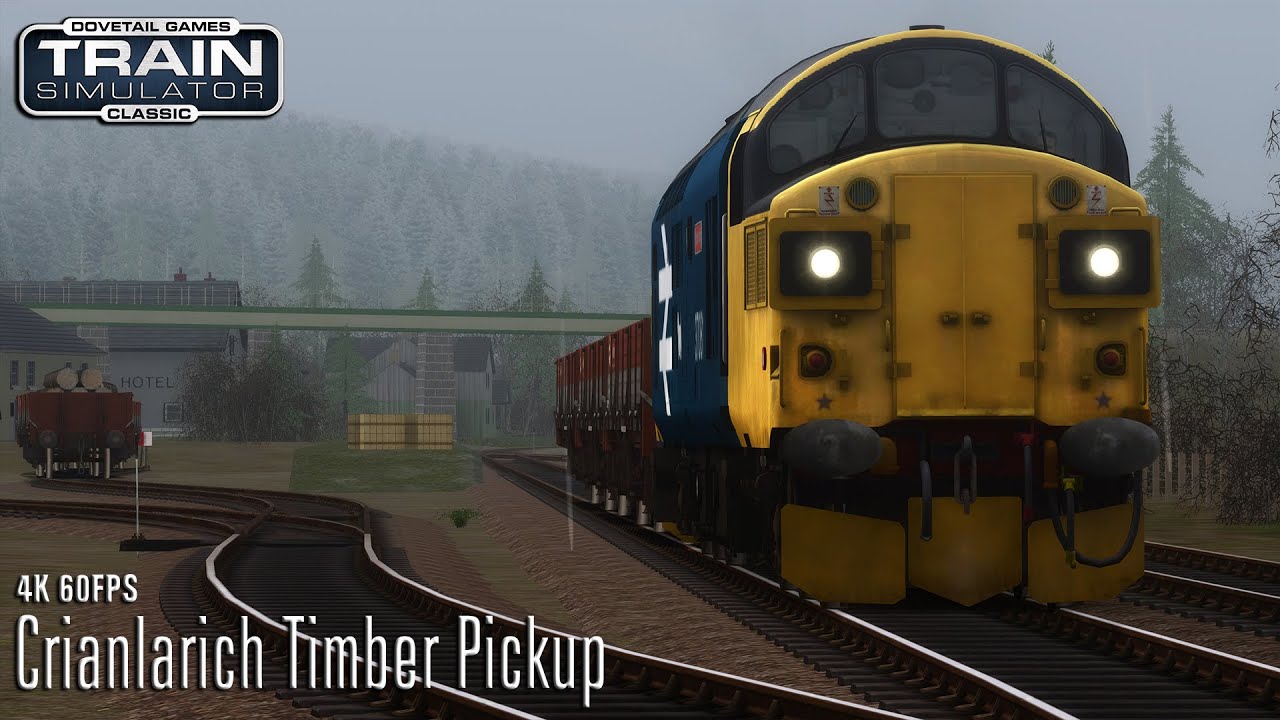 Crianlarich Timber Pickup - West Highland Line South - Class 37 - Train Simulator Classic