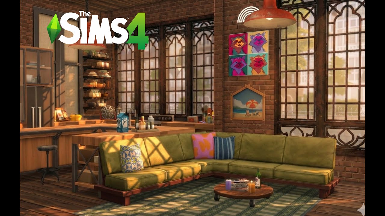 Factory One Reno |No CC| The Sims 4 Speed Build | Stop Motion | Windenburg