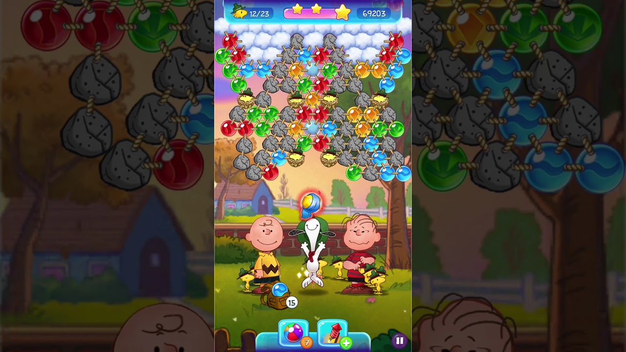 Snoopy Pop Game || Level 45 (failed)