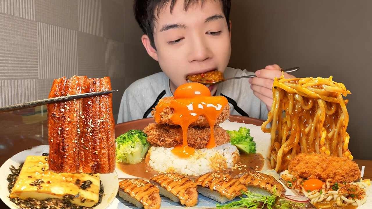 一次吃掉20000大卡的美食，20多种美食挨个吃，吃完满嘴留香【冻冻超大一口】