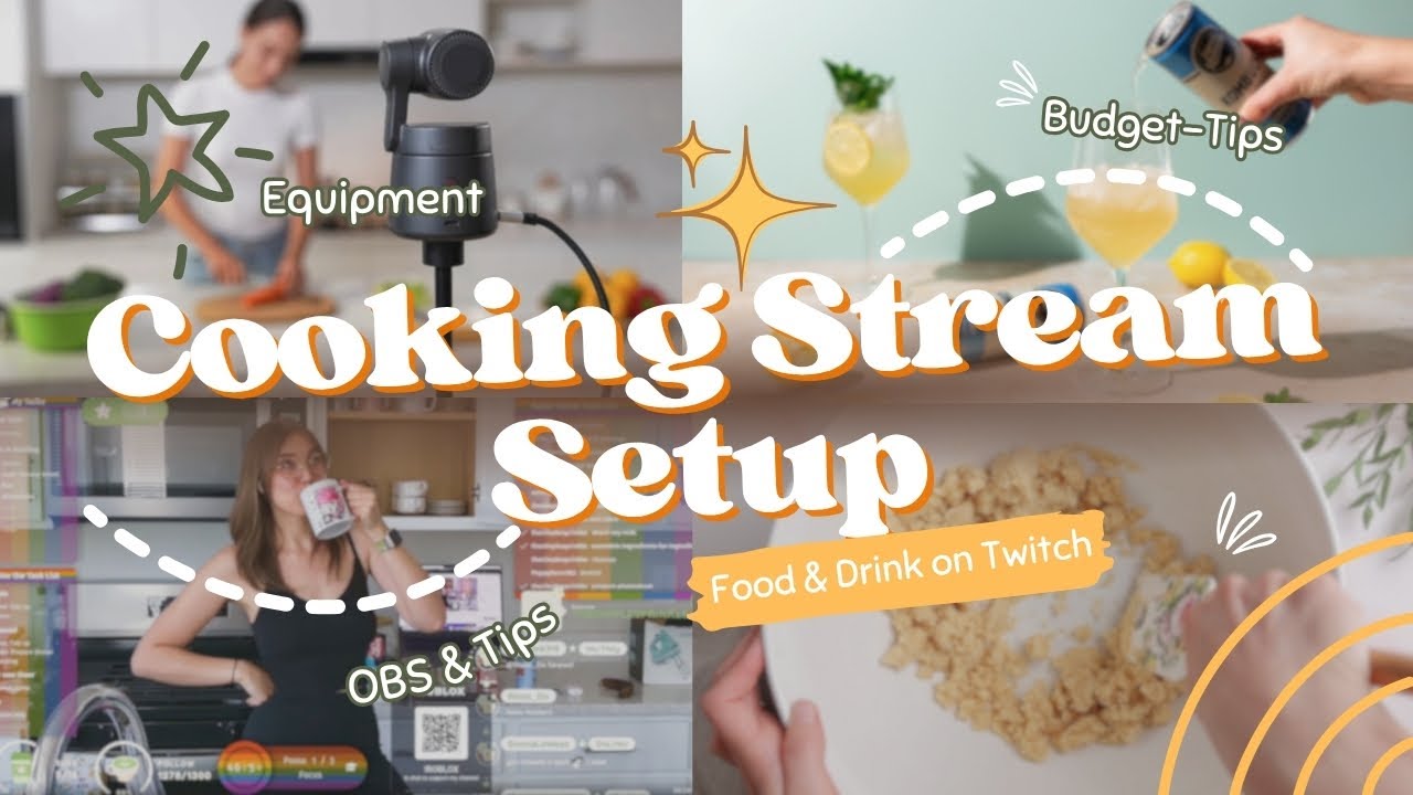 How I Set Up My Cooking Streams | Streaming Setup Tour for Variety Streamers