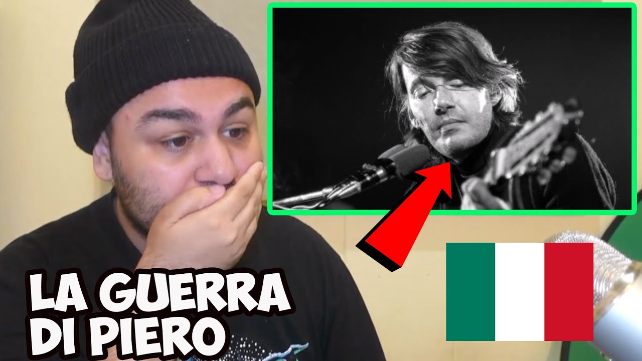 FIRST TIME HEARING Fabrizio De André - Pieros War (La Guerra Di Piero) REACTION