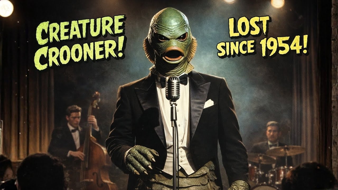 1954 Lost Crooner Song for Creature from the Black Lagoon – LOVE ME UNDER THE LAGOON