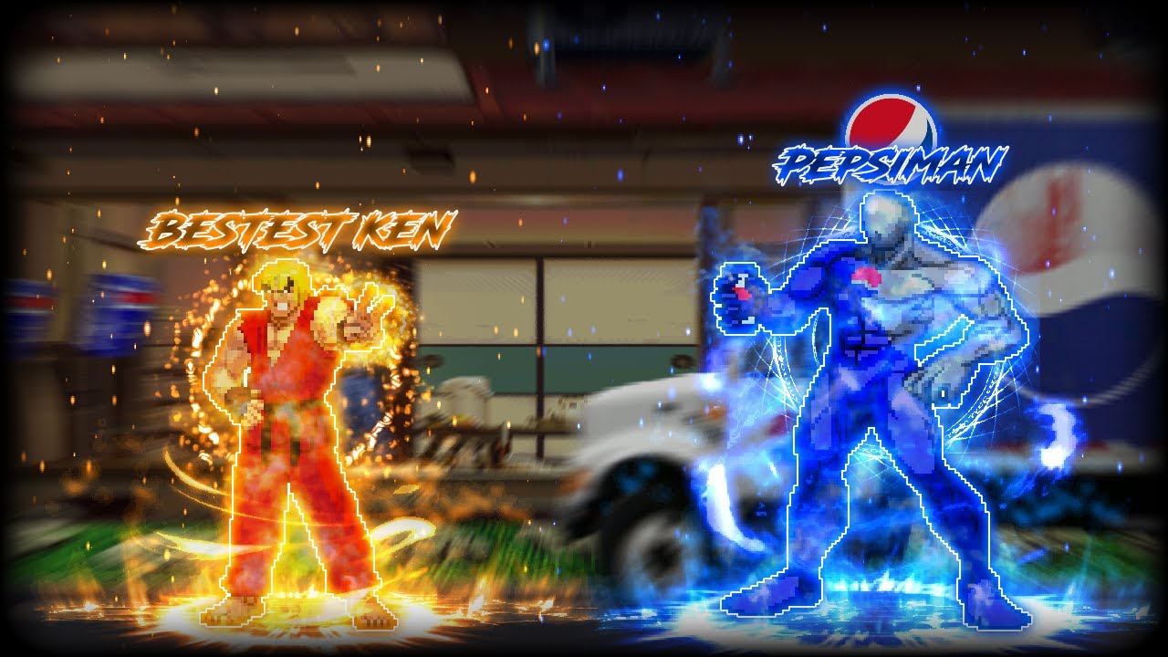[MUGEN] (Request)The Bestest Ken in The World vs Pepsiman