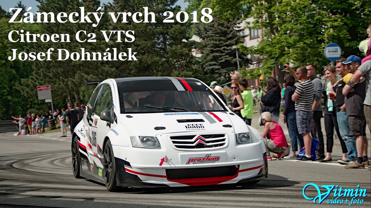 Citroën C2 VTS - Josef Dohnálek - Zámecký vrch 2018 - Onboard - Náměšť nad Oslavou