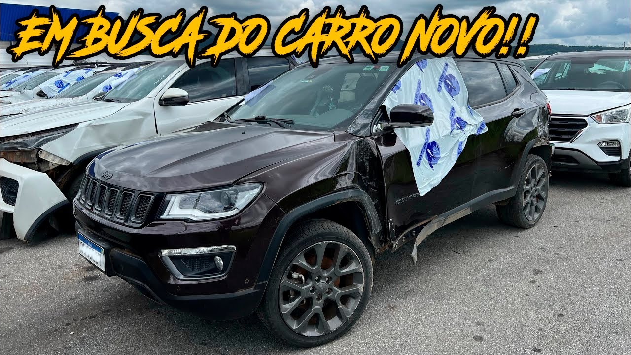 FUI NO LEILÃO DE CARROS BATIDOS DE LOCADORA!!