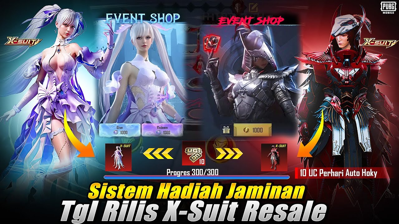 MANTAP TGL RILIS X-SUIT RESALE YG FIX BLOOD RAVEN & MARMORIS BELUM FIX SISTEM GACHA 10 UC PERHARI NI
