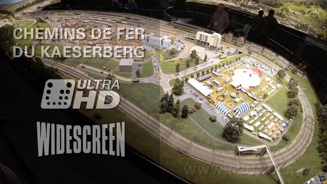 Modelleisenbahn Chemins de fer du Kaeserberg im Panorama