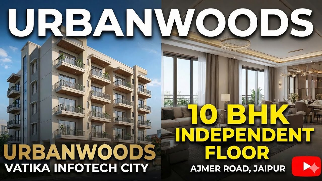 10 Bhk Independent Floor at Urbanwoods Vatika Infotech City ajmer road Jaipur 