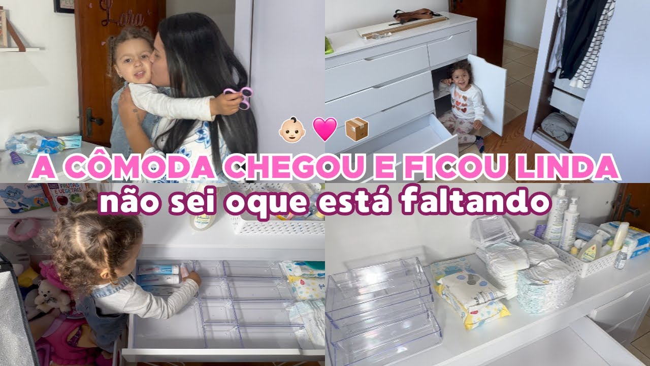 MONTANDO E ORGANIZANDO A CÔMODA DO BEBÊ