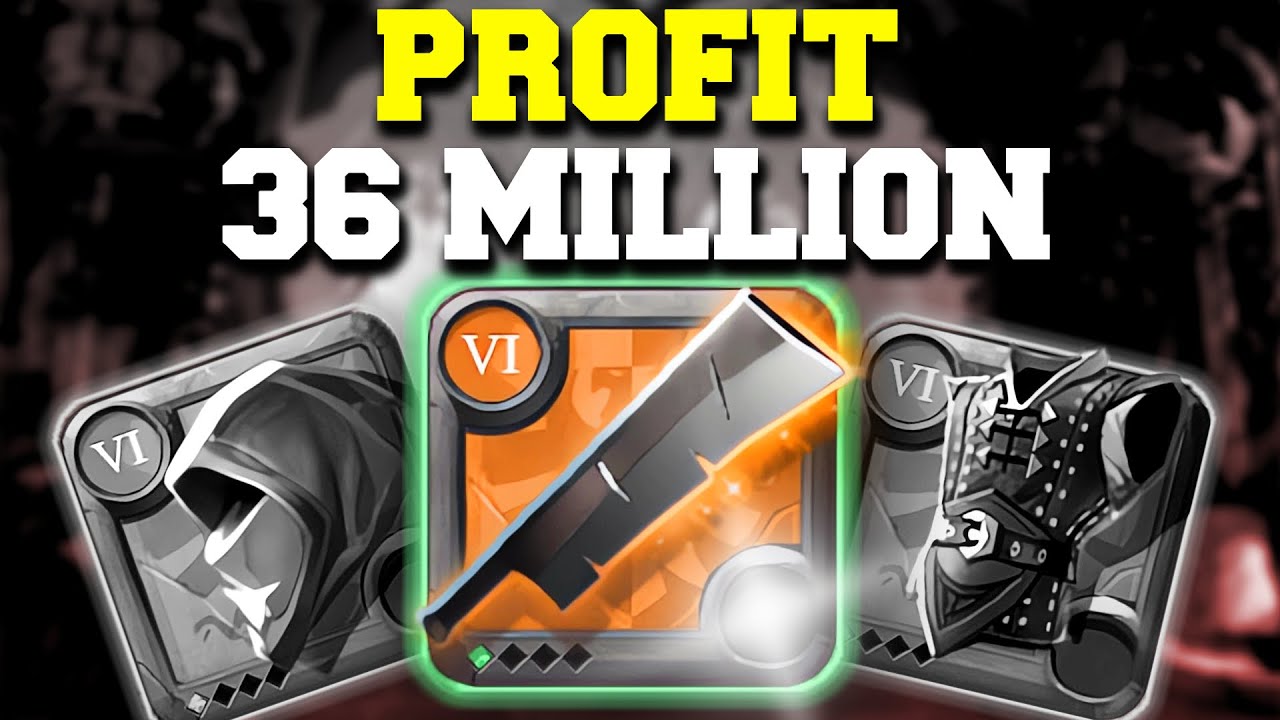 400K Build Making 36 Million Silver | Carving Sword PvP | Albion Online