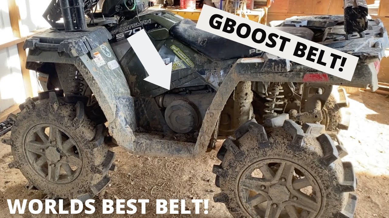 Sportsman 570 получает НОВЫЙ РЕМЕНЬ G-BOOST (ЛУЧШИЙ РЕМЕНЬ В МИРЕ!!)