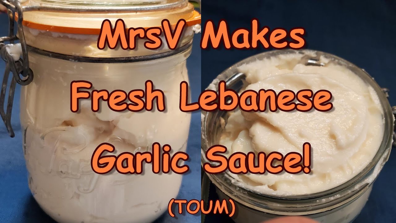 Authentic Lebanese Garlic Sauce