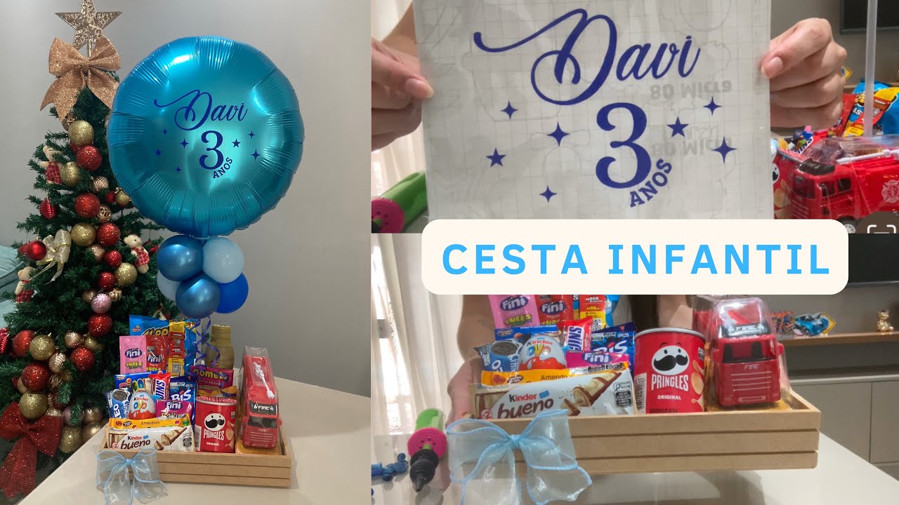 Como fazer cesta infantil personalizada | Rosicleia Cardoso