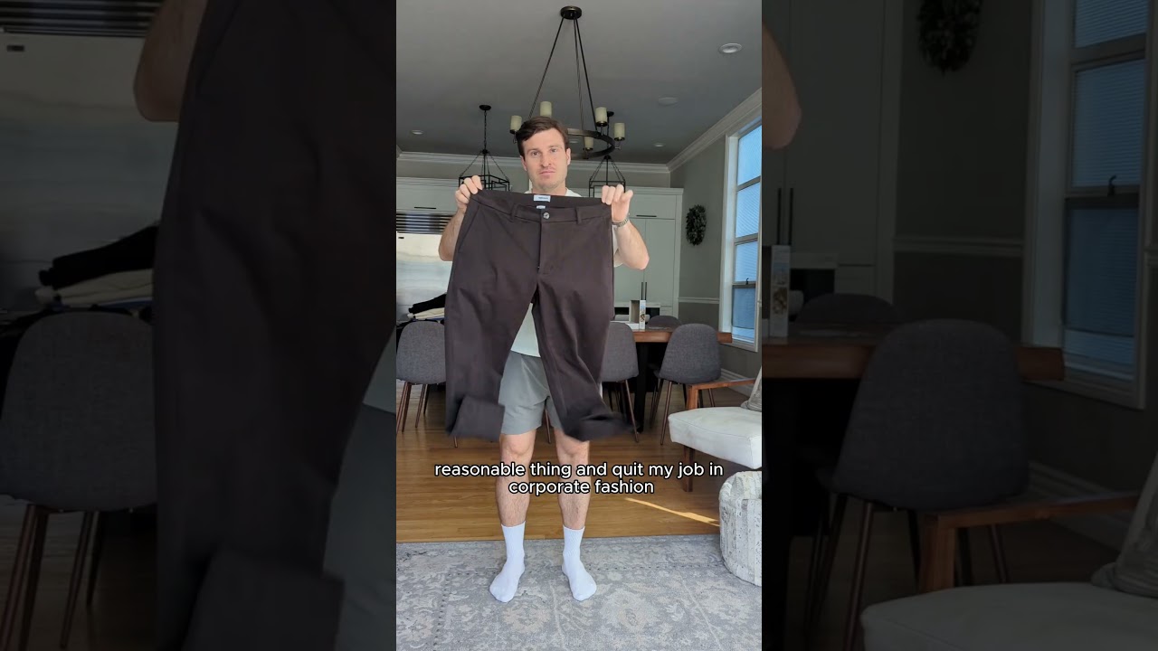 Best pants for shorter guys, no trip to the tailor required, pt. II #shorts #mensfashion #menstyle