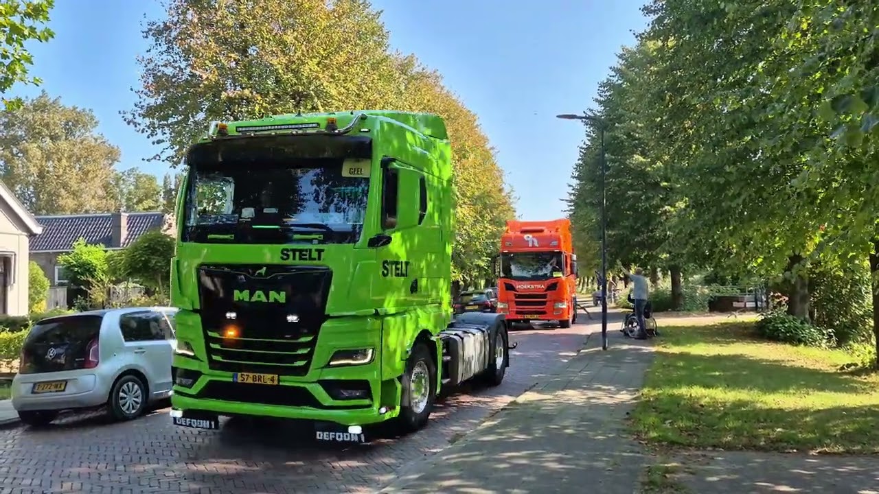 Truckrun SÚDWEST FRYSLÂN 2024 part 1 V8 sounds- Friesland, The Netherlands