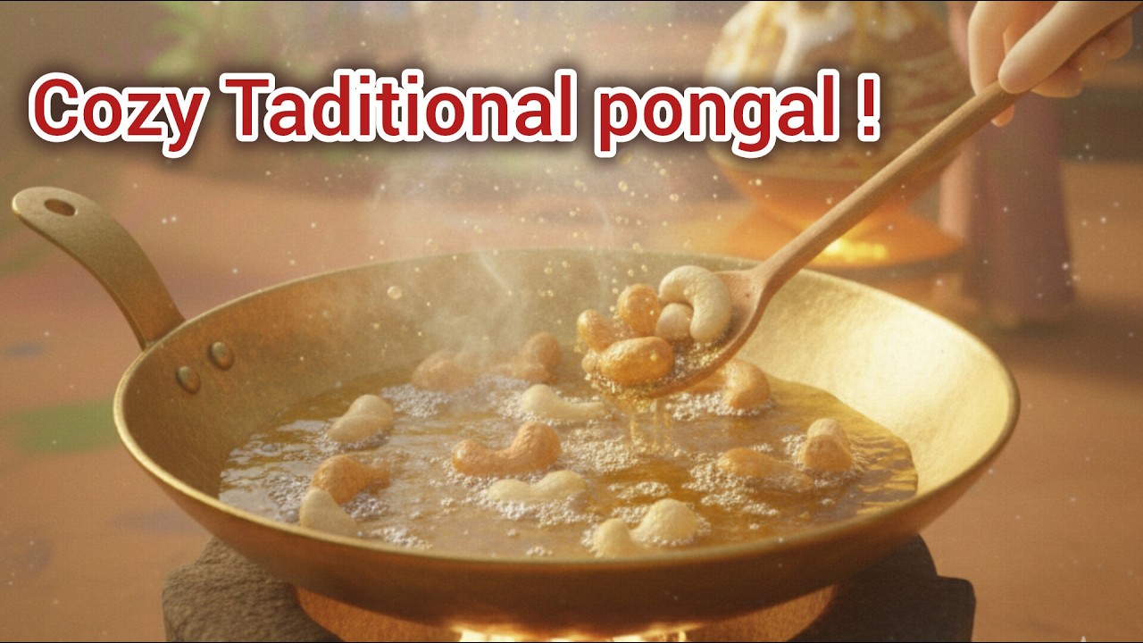 Pongal Celebration in a Village | Cooking Traditional Pongal | A Beautiful Family Story