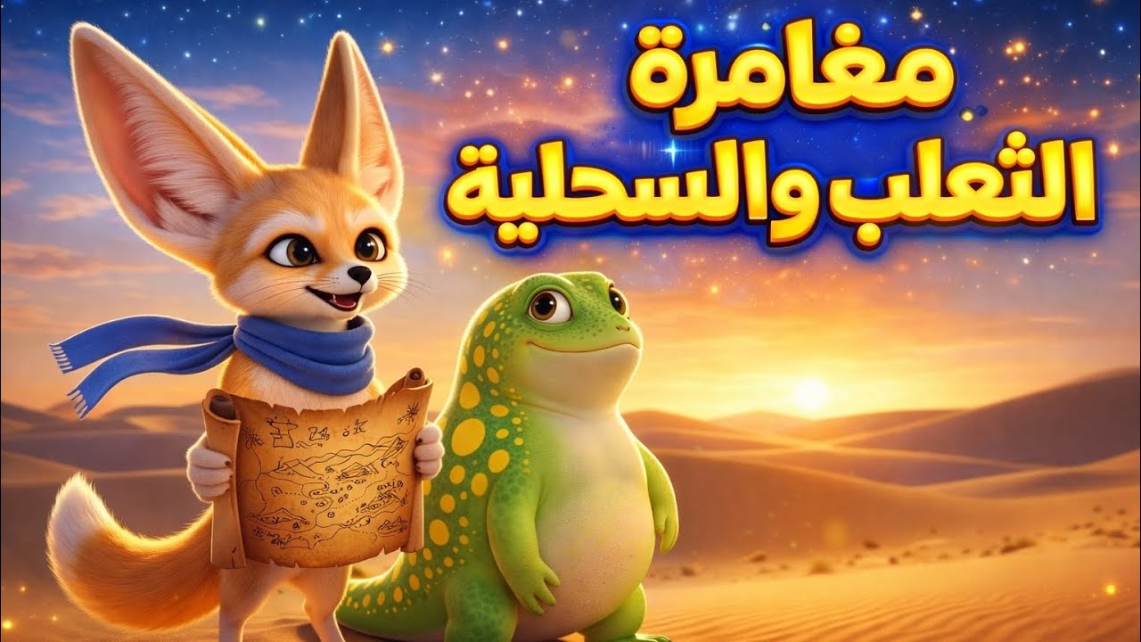 مغامرة الثعلب والسحلية🦊🦎 | رحلة البحث عن السر الضائع