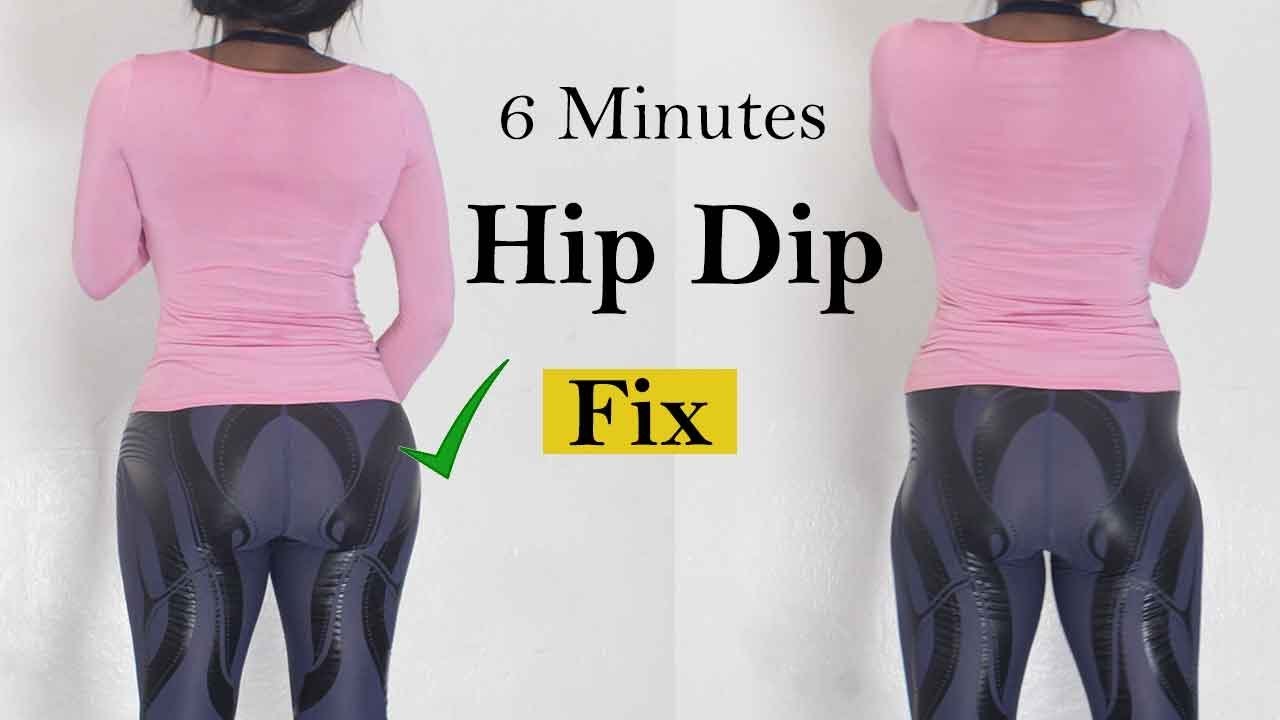 6 Minutes WIDER HIPS Workout to fix hip dips| how to fix hip dip At home