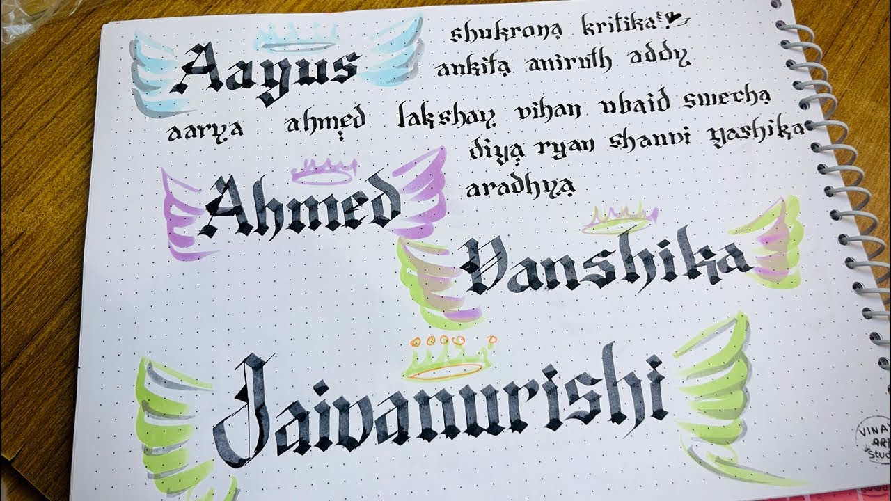 Calligraphy name