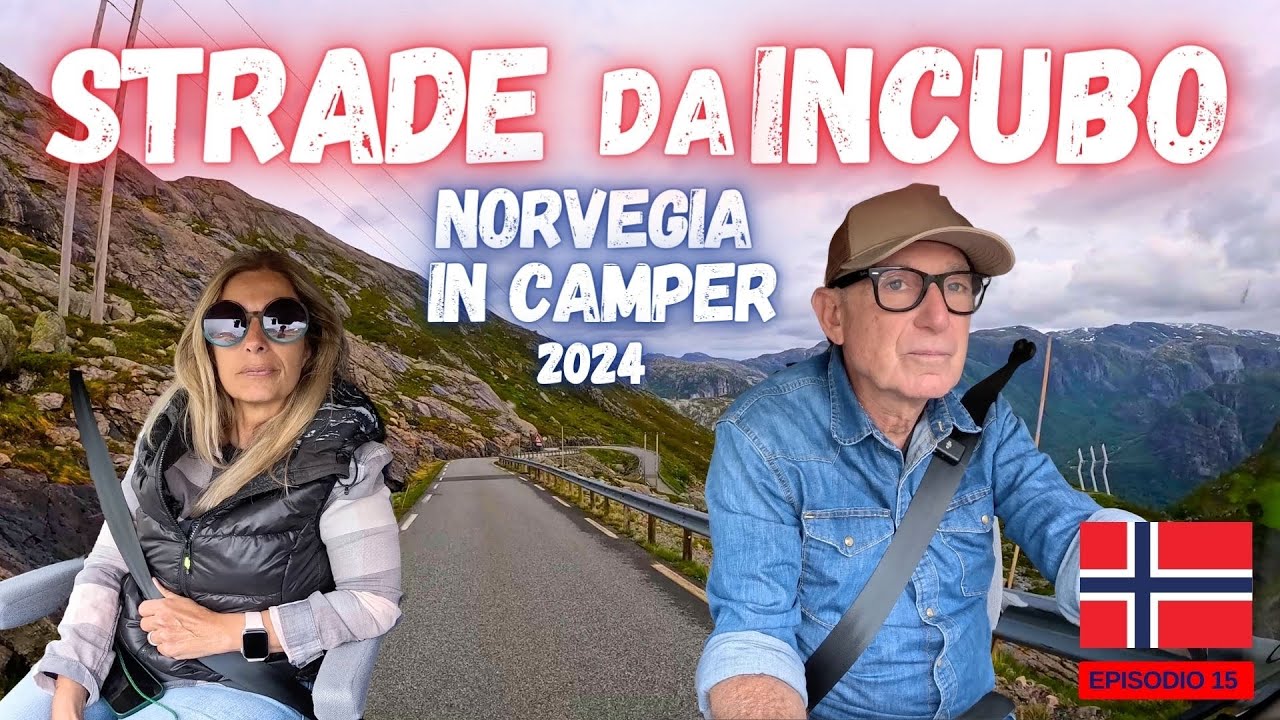 🔥STRADE da  INCUBO ..per panorami da FAVOLA 🔝🌍🚐 Norvegia in camper nel 2024(4K)