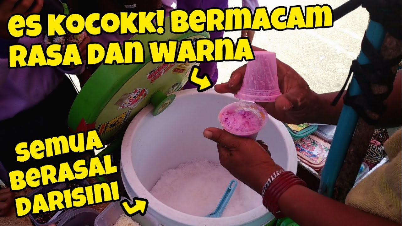 GILA!! TOPPINGNYA DIAMBIL BANYAK !! ES KOCOK JAJANAN FAVORIT ANAK SEKOLAHAN | Indonesia street food