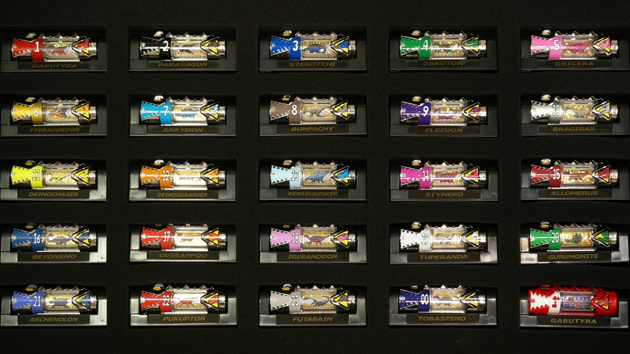 獣電戦隊キョウリュウジャー ダイキャスト獣電池セット Zyuden Sentai Kyoryuger Diecast Zyudenchi set
