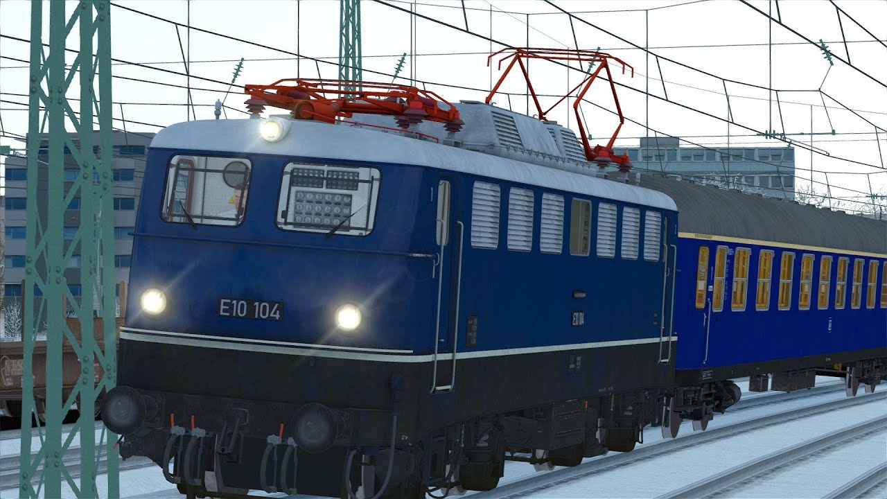 LET`S TEST Train Simulator 2015 / Test der neuen DB E10.1 von virtual Railroads in Koblenz
