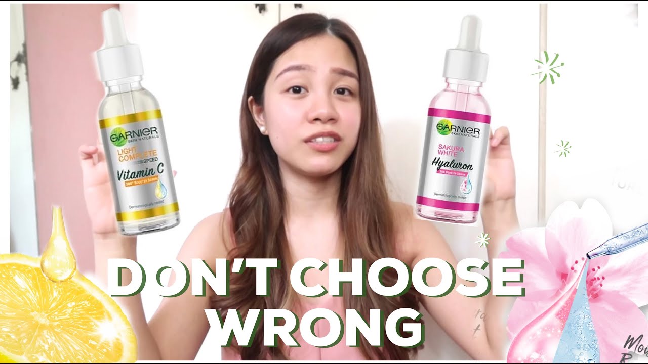Сыворотка Garnier с витамином С и сыворотка Garnier Sakura White — КАКУЮ ИЗ НИХ СЛЕДУЕТ КУПИТЬ?