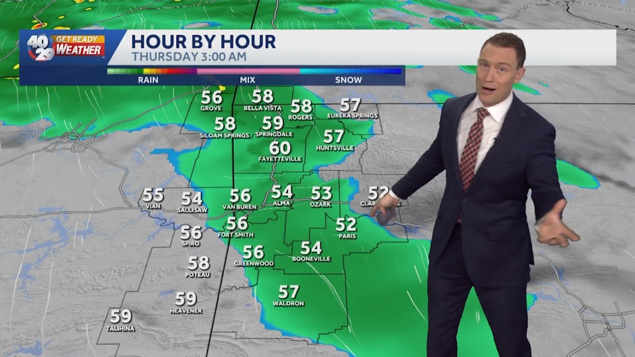 Arkansas: Rain, severe storm possible on Thursday