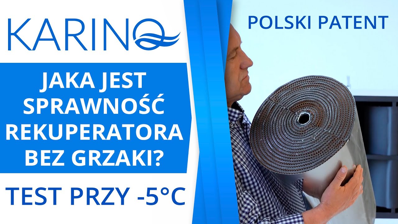 Rekuperator Karino - Dlaczego nie ma grzałki?
