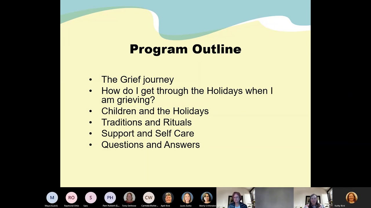 Coping with Grief at the Holidays Workshop - Recording from live event 11.14.20