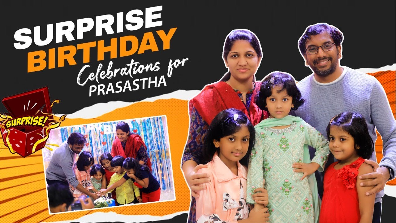 Surprise Birthday celebrations for Prasastha Joanna || Dr John Wesly & Blessie Wesly daughter