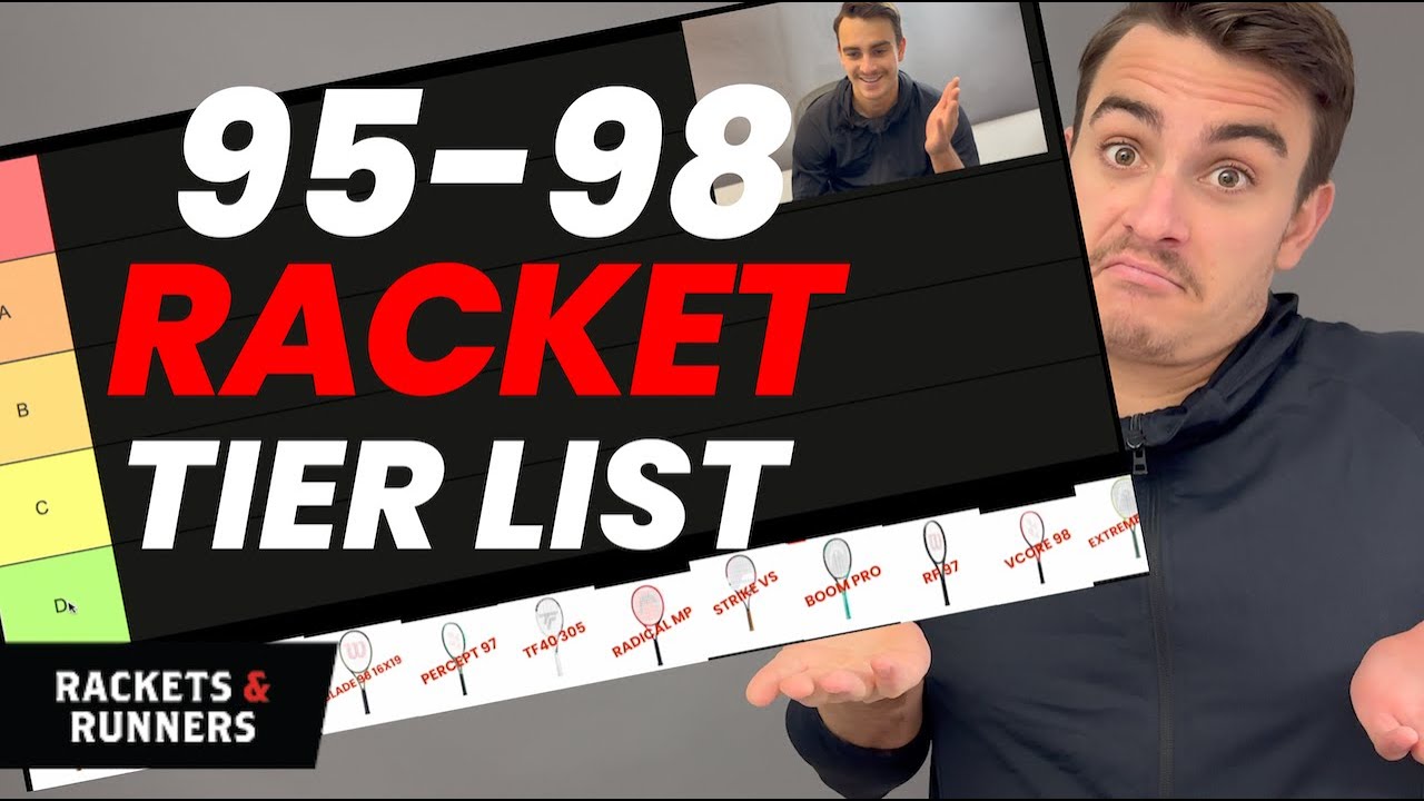 We Rank EVERY 95 to 98 Square Inch Tennis Racket!! 95-98 Racket Tier List | Rackets & Runners