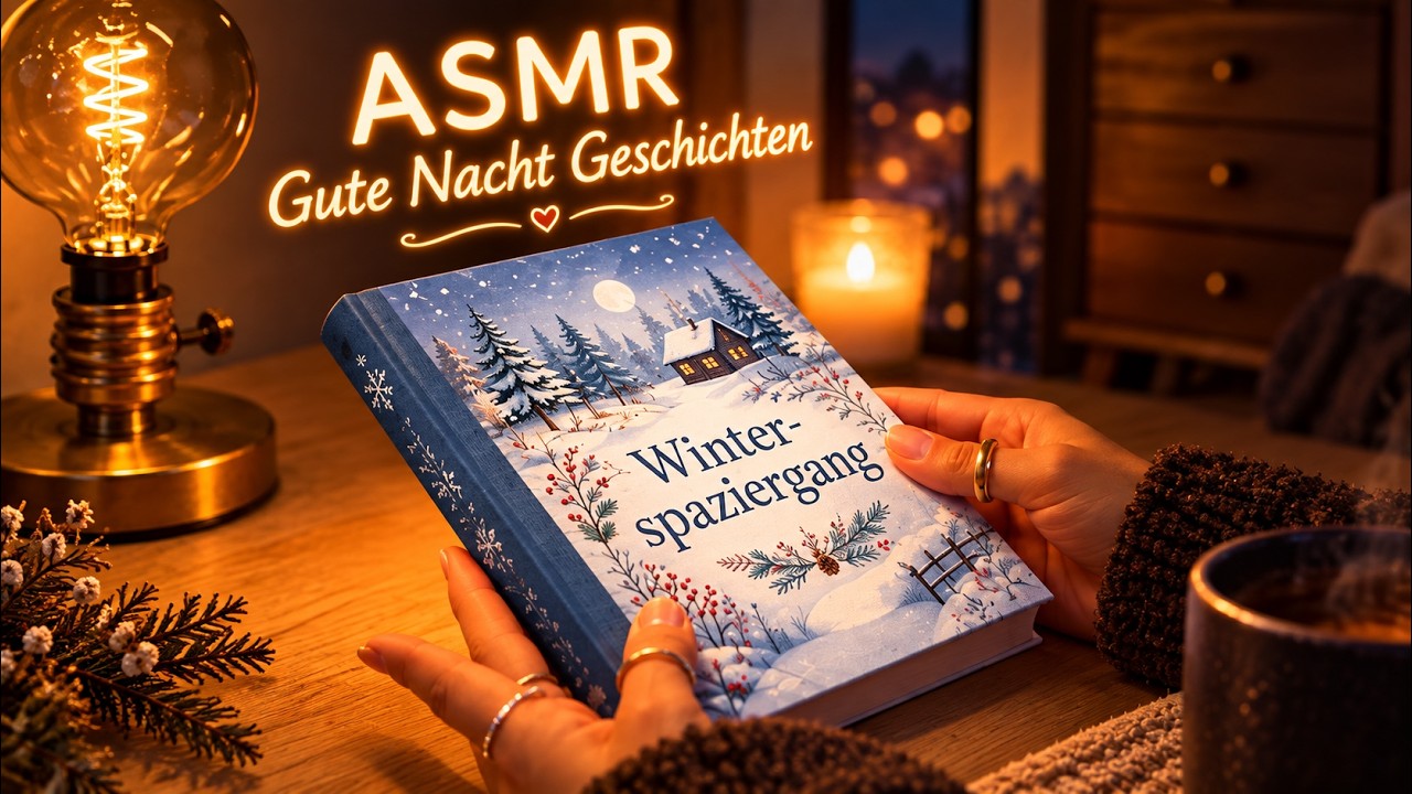 ASMR 🌙 Gute Nacht Geschichte: Winterspaziergang | Märchenstunde Bedtime Story | Deutsch/German
