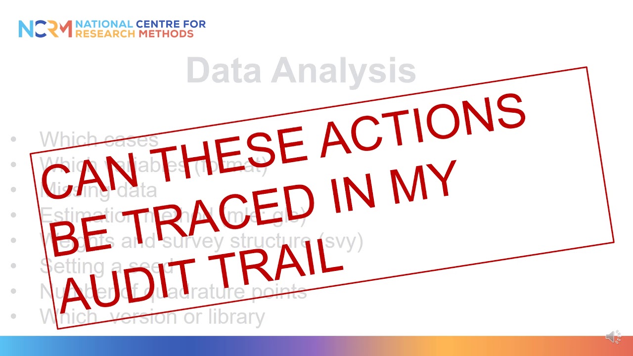 The Data Analysis Workflow