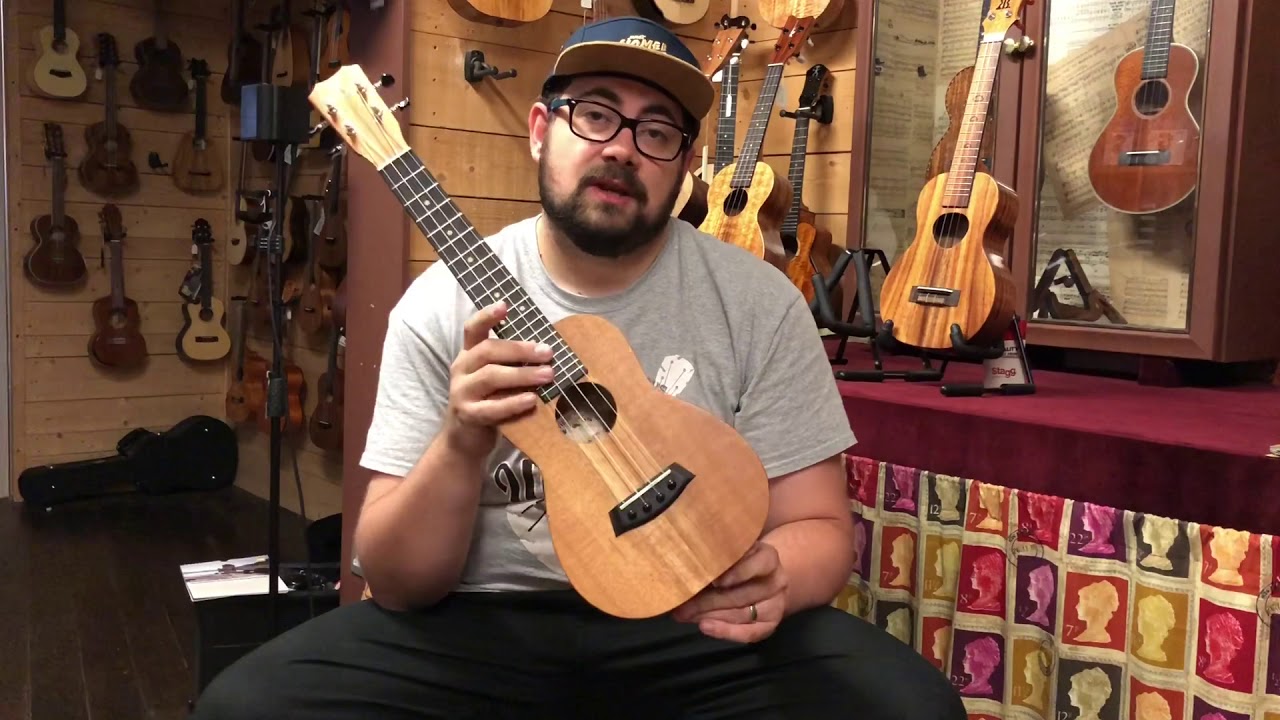 5 x Hawaiian Koa Concert Ukuleles - Kamaka, KoAloha, Kanile’a & Martin