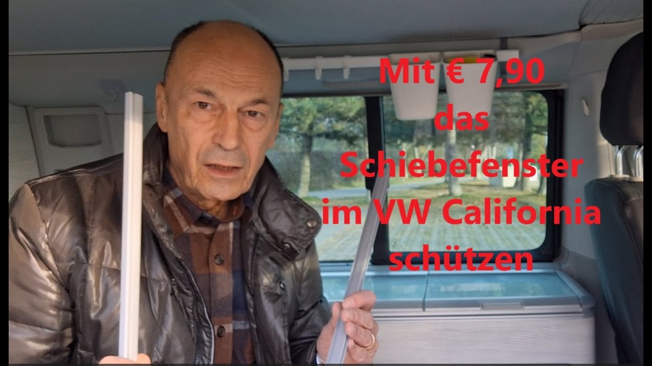 Einbruchschutz Seitenfenster VW California T6, T5 oder VW Multivan