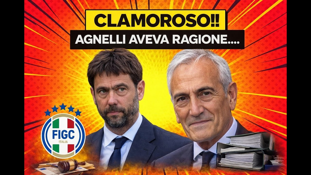 CLAMOROSO AGNELLI AVEVA RAGIONE!! CAUSA VINTA CONTRO LA FIGC