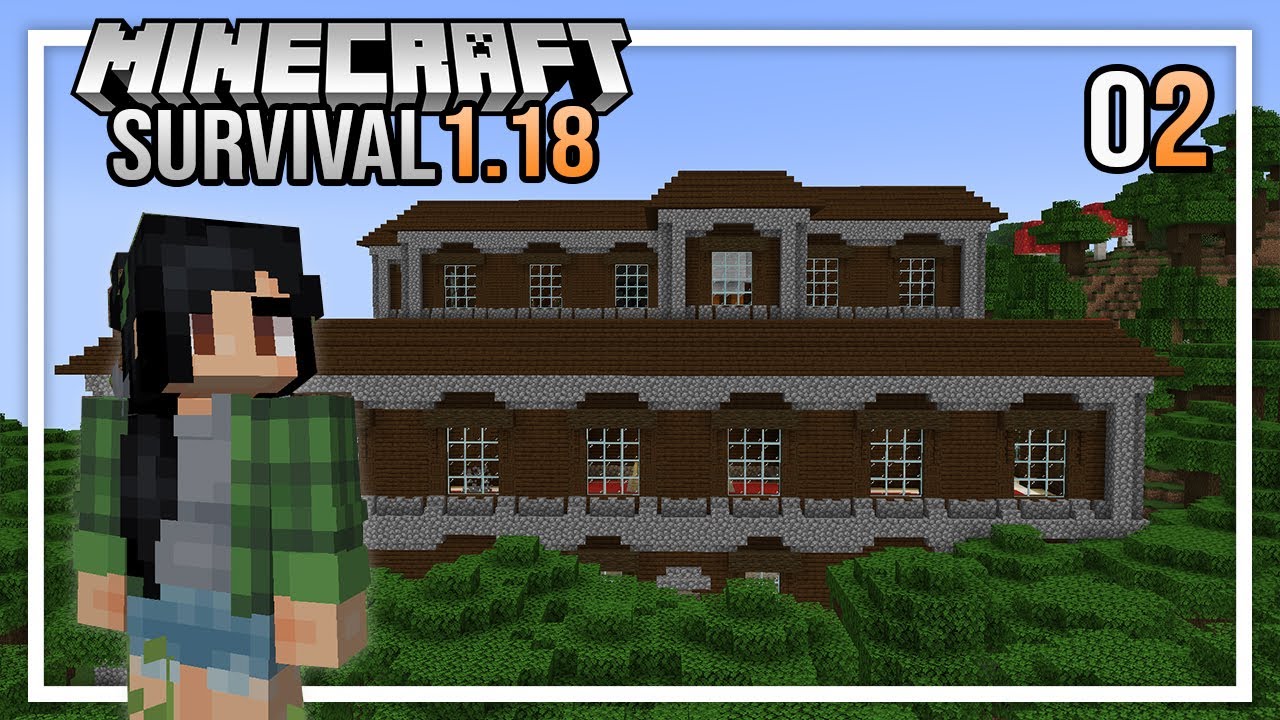 МОЙ ПЕРВЫЙ рейд на особняк 1.18! — Эпизод 2 — Minecraft 1.18 Survival Let's Play
