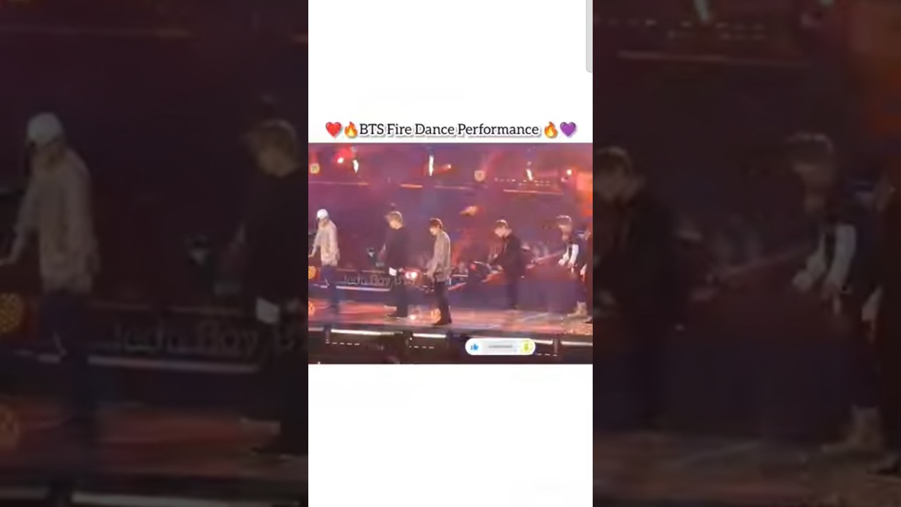 bts fire dance performance 💜🥰