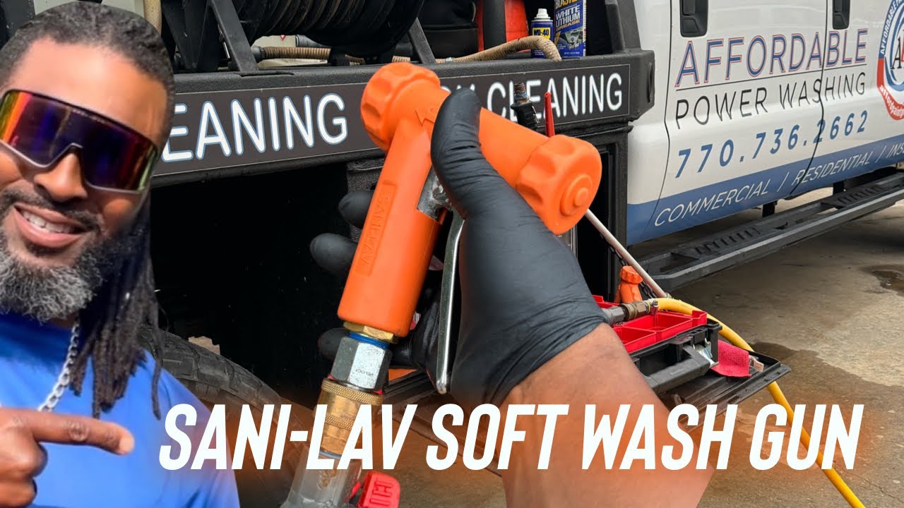 Soft Wash | Best 12 volt Soft Wash Gun #softwashing #roofwashing #pressurewash @powerwashingproga