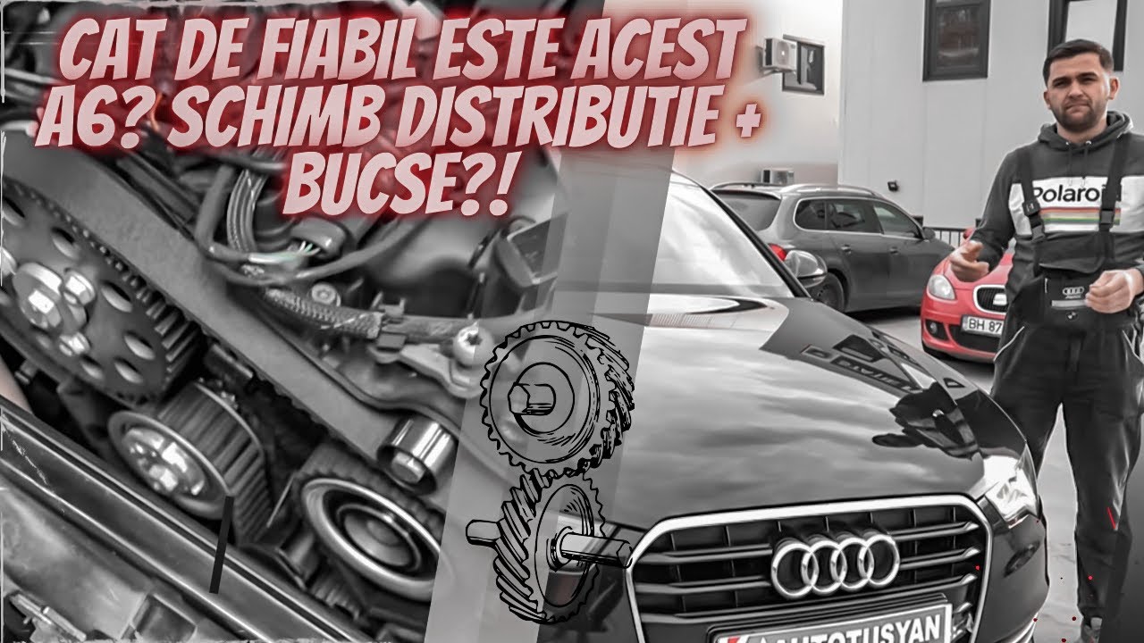Cat de fiabil este acest Audi A6?🤔Schimb distributie+Bucse!🔧