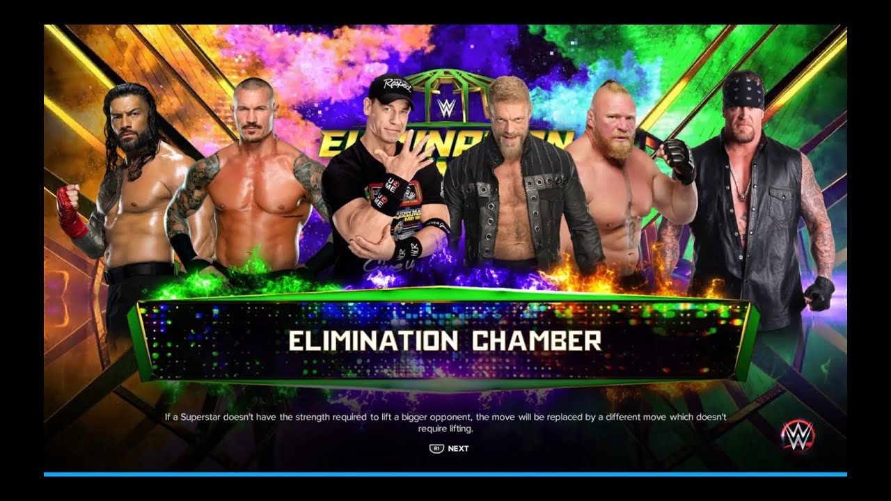 WWE 2K23 | 6 Man Elimination Chamber Match | Epic Gameplay | WWE Episode 1
